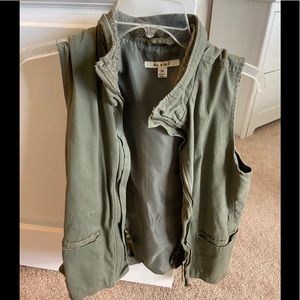 Army green vest from francescas. Only worn once